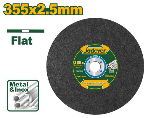 Abrasive metal cutting disc