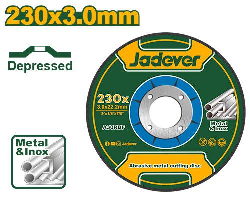 Abrasive metal cutting disc