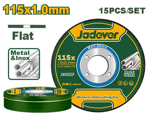 Abrasive metal cutting disc set