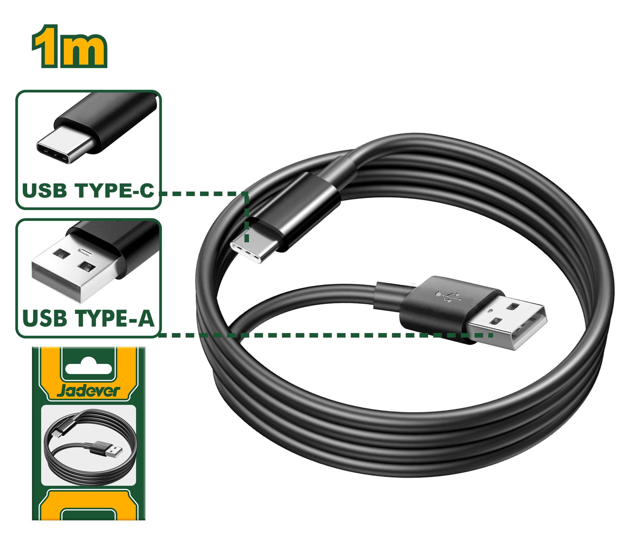 USB type-A to type-C cable