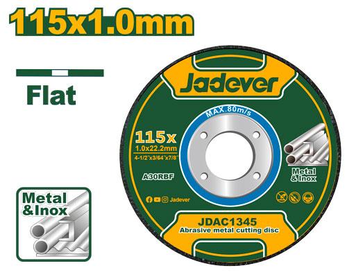 Abrasive metal cutting disc