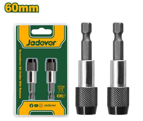 Screwdriver bit holder with release