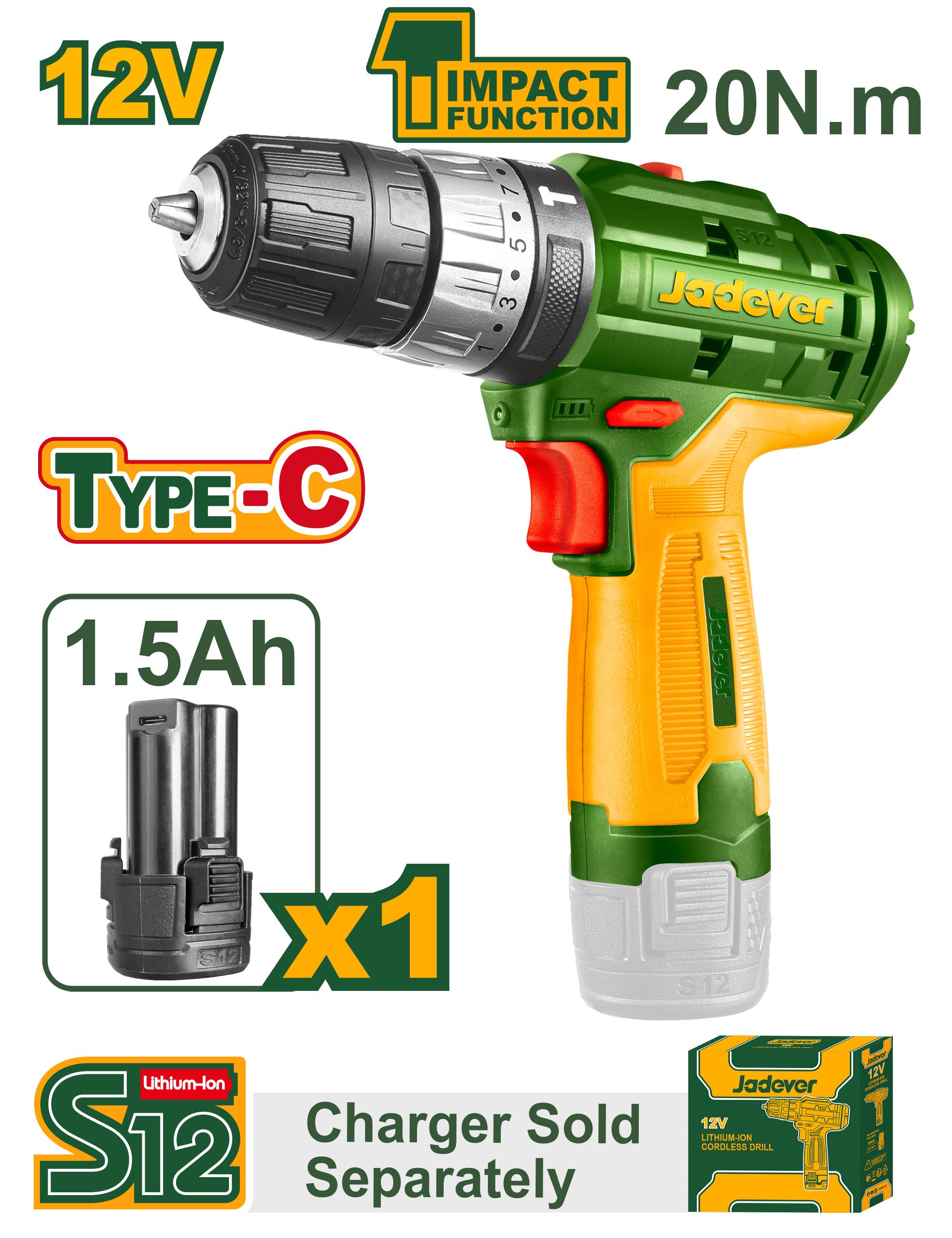 Cordless impact drill